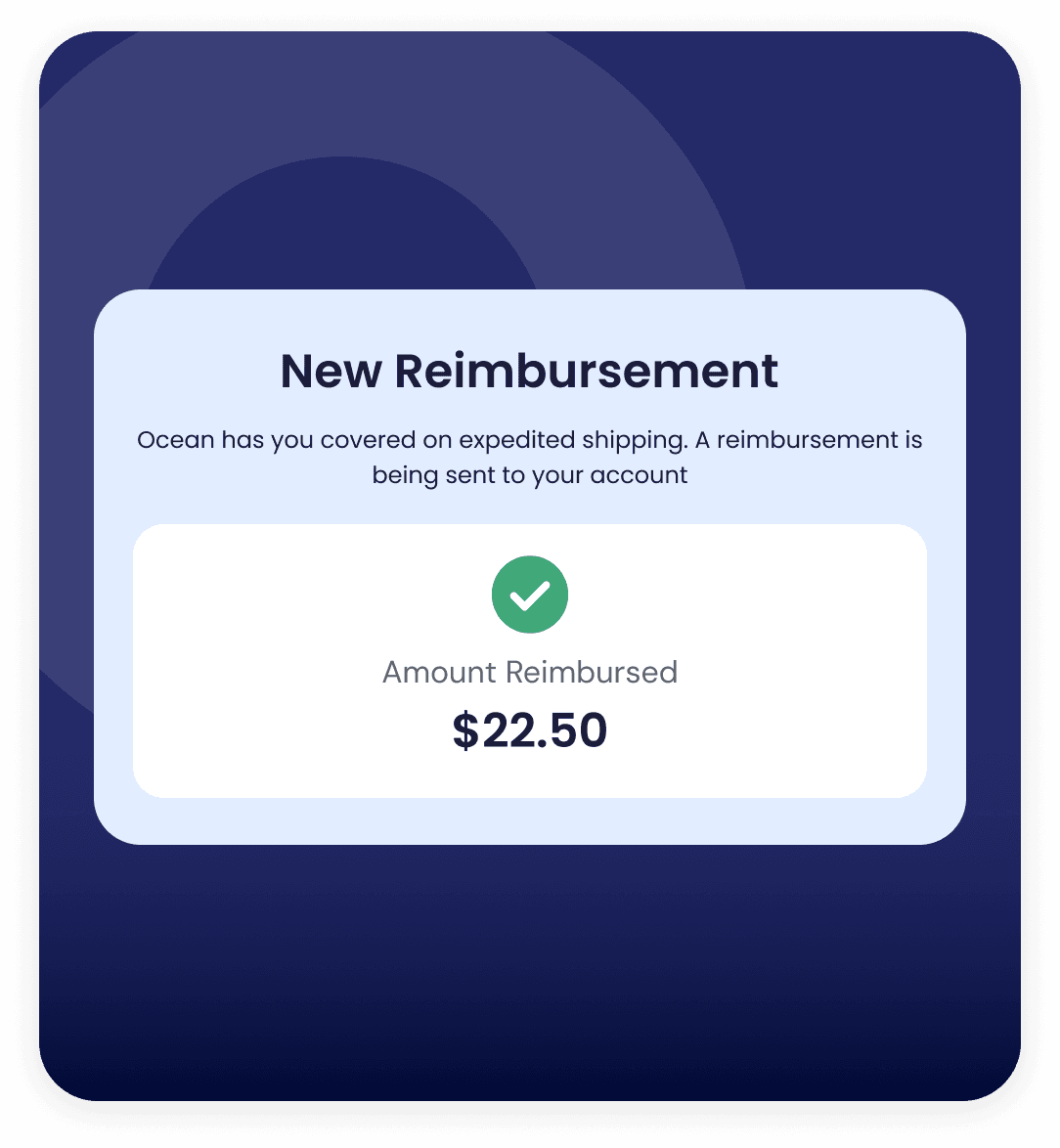 Ocean Covers the Cost